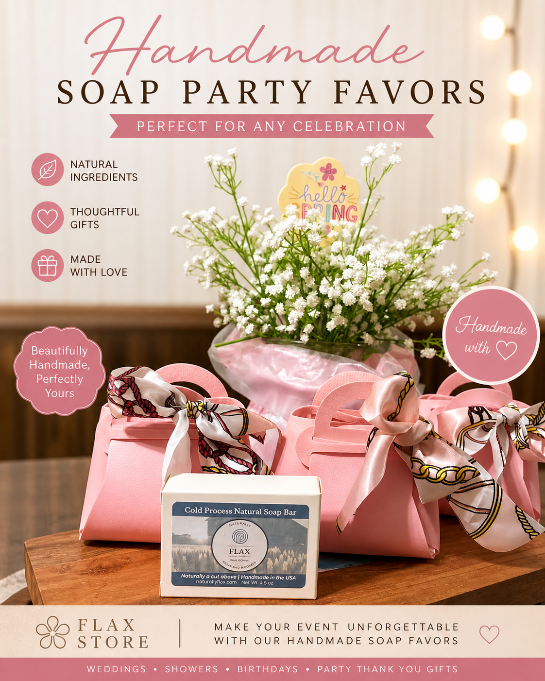 Handmade Soap Party Favors