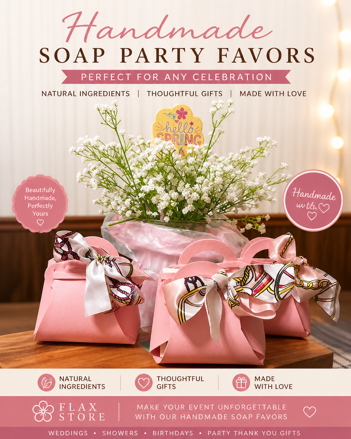 Handmade Soap Party Favors